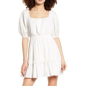 NORDSTROM- Mini puff sleeve dress
